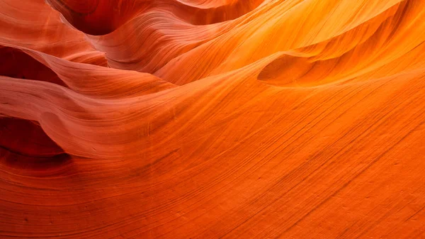 Una Hermosa Vista Increíbles Formaciones Arenisca Famoso Antelope Canyon Día — Foto de Stock