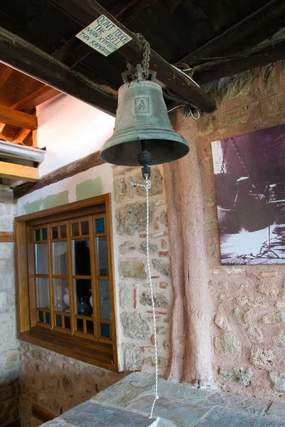 Meteora Grécia Mosteiro Santo Ioannis Anapafsas Interior Mosteiro Cristão Ortodoxo — Fotografia de Stock