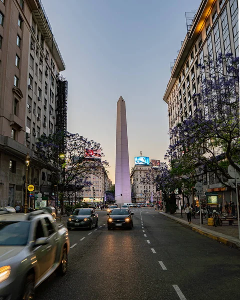 Buenos Aires Argentine Nov 2019 Une Belle Vue Sur Obélisque — Photo
