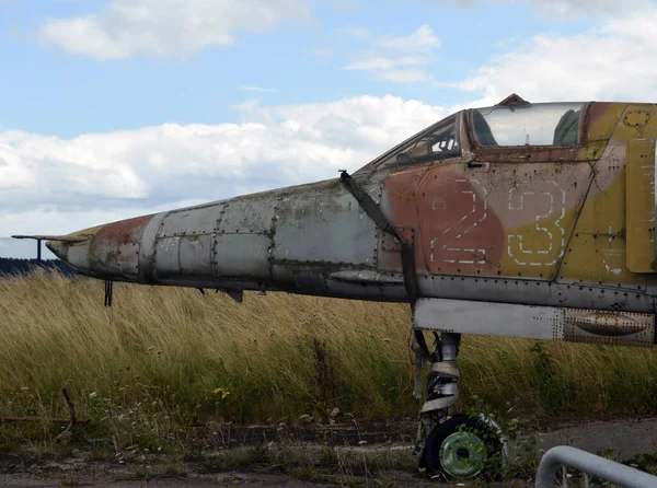 Chester Vereinigtes Königreich August 2021 Das Düsenflugzeug Auf Dem Flugplatz — Stockfoto