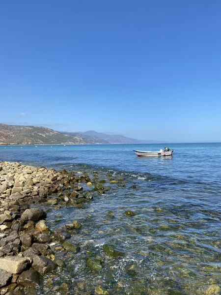 Bootsfahrt Jebha Stadt Mittelmeer — Stockfoto