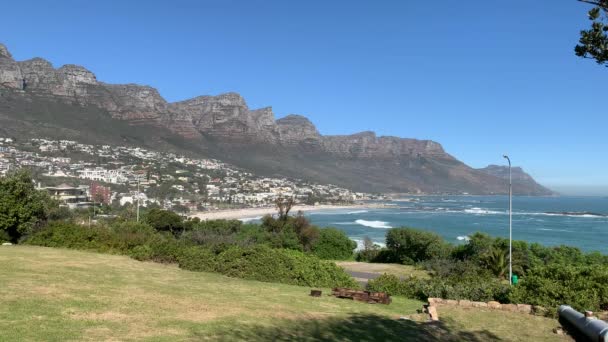 Naturaleza Vista Panorámica Orilla Del Mar — Vídeo de stock