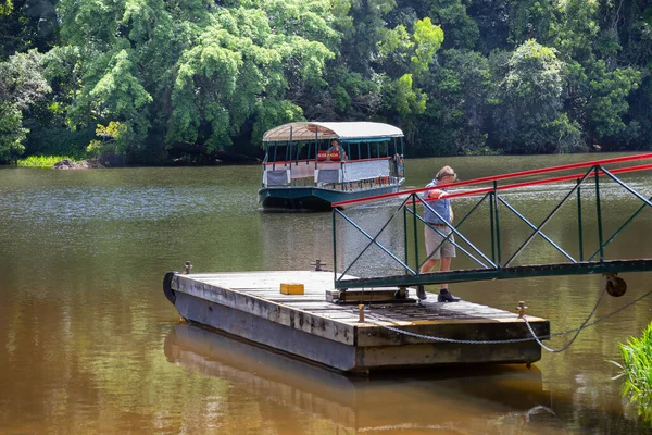 Kuranda Österrike Nov 2016 Bryggan Och Båten Till Kurandas Riverboat — Stockfoto