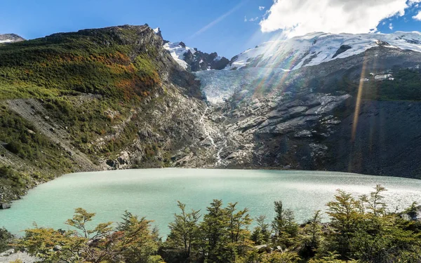 Krásný Záběr Ledovec Huemul Chalten Santa Cruz Argentina — Stock fotografie