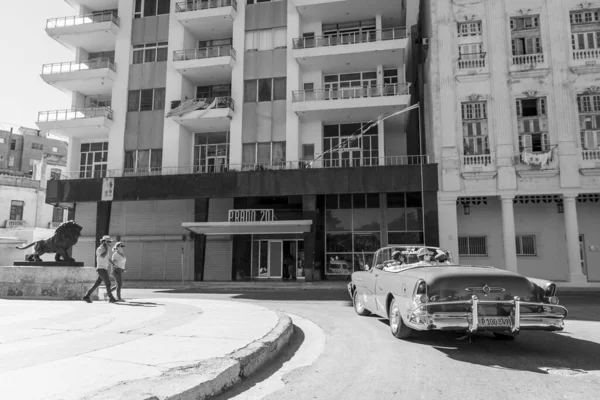 Havan Cuba Jan 2020 Ένα Γκρι Πλάνο Ενός Αμερικανικού Μετατρέψιμου — Φωτογραφία Αρχείου