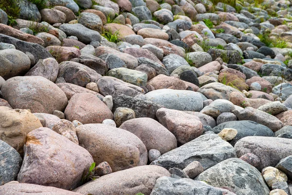 Beautiful View Big Small Colorful Rocks Beach — Stock Photo, Image