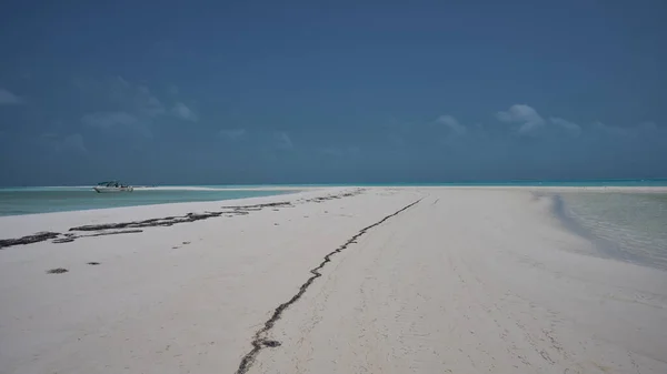 Inte Trångt Strand Dag Sandy Cay — Stockfoto