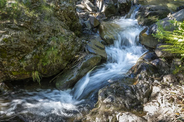 High Mountain River Andorra — Stock Photo, Image