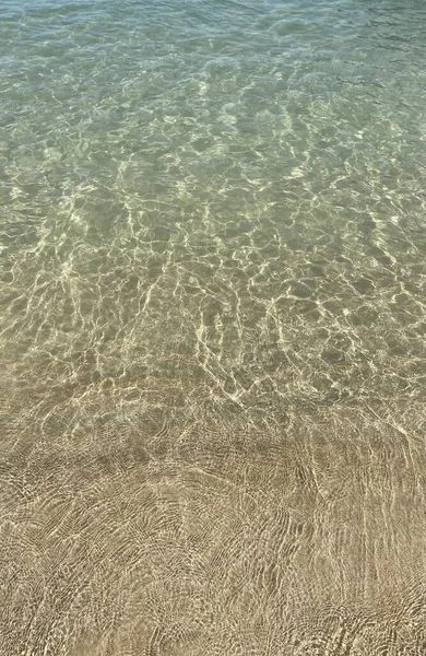 Кристально Чистая Вода Пляже Кемадо Эль Хосейма Севере Моро — стоковое фото
