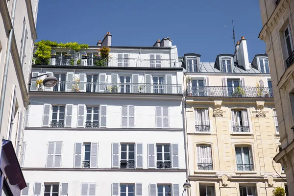 Θέα Των Όμορφων Κτιρίων Στο Παρίσι Γαλλία — Φωτογραφία Αρχείου