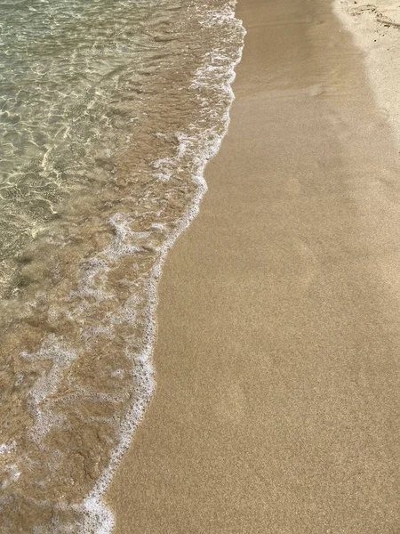 Acqua Cristallina Nella Spiaggia Quemado Hoceima Nord Moro — Foto Stock