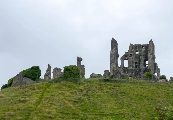 Corfe Castle Vereinigtes Königreich August 2021 Die Ruinen Von Schloss — Stockfoto