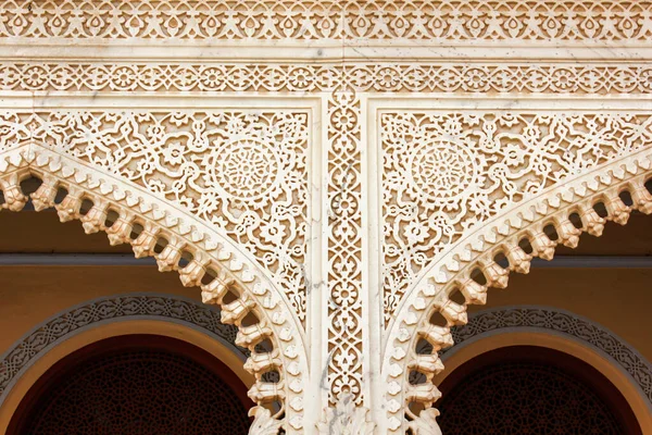 Стенах Арках Древнего Городского Дворца Джайпуре Индийском Штате Раджастхан Появились — стоковое фото