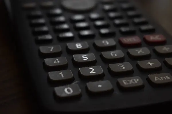 Närbild Ett Datortangentbord — Stockfoto