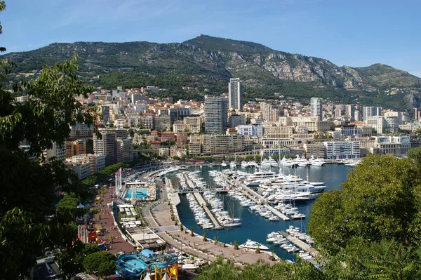 Monaco Monaco Aug 2011 Top View Shot Monaco Seeing City — 스톡 사진