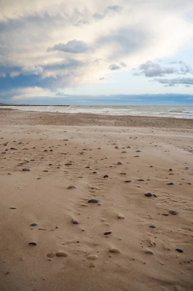 Bellissimo Paesaggio Della Spiaggia Sabbia — Foto Stock