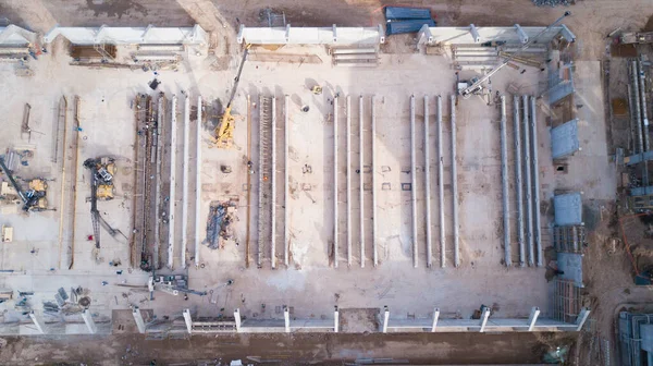 Una Vista Dall Alto Una Zona Industriale — Foto Stock