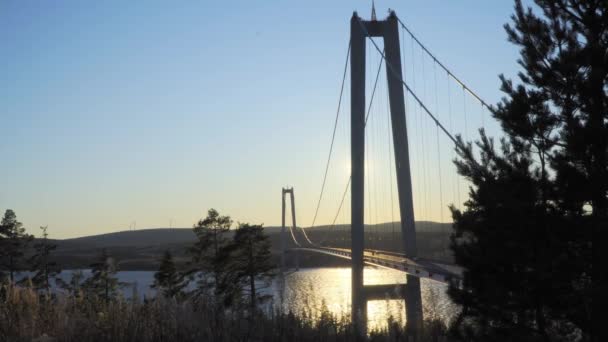 Most Přes Řeku Ránu — Stock video