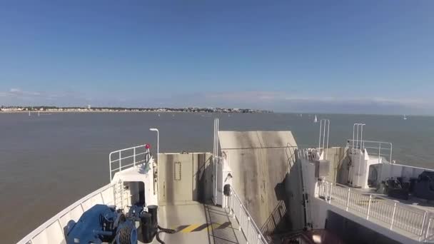 Baltık Denizi Şehrinin Havadan Görünüşü — Stok video
