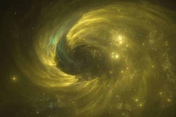 Ілюстрація Простору Вибуху Галактики — стокове фото