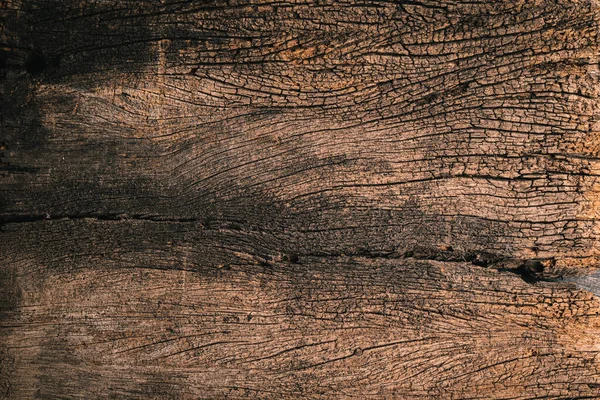 Detailní Záběr Popraskaného Dřevěného Povrchu — Stock fotografie