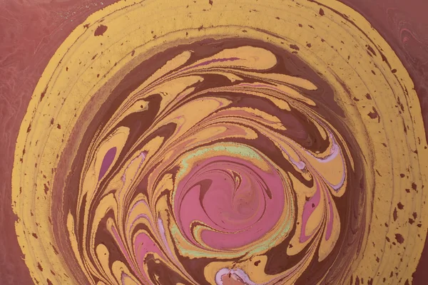 Абстрактная Иллюстрация Разноцветных Круглых Линий — стоковое фото