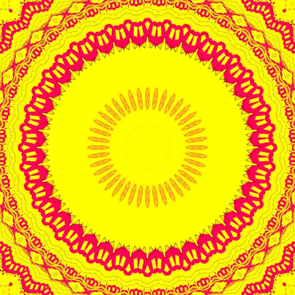 Uno Sfondo Modello Mandala Con Colori Vivaci — Foto Stock