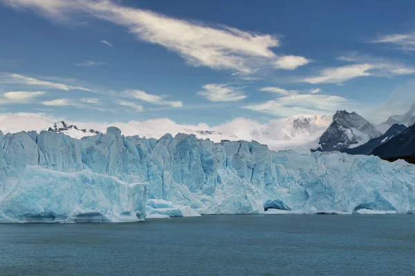 Льодовик Періто Морено Англ Perito Moreno Glacier Льодовик Розташований Національному — стокове фото