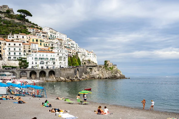 Amalfi Italia 2021 Una Hermosa Vista Amalfi Costa Amalfi Campania — Foto de Stock