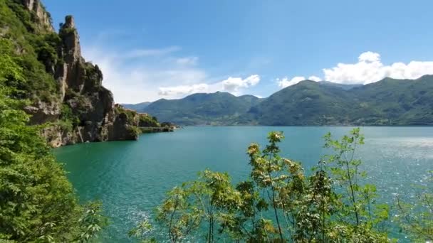 Schöner Blick Auf Den See — Stockvideo