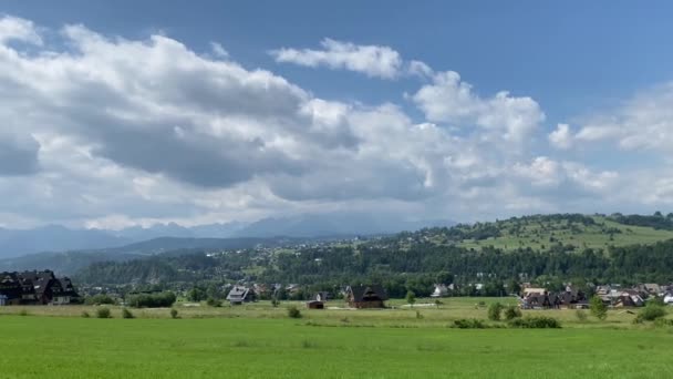 Beautiful Scenery Tatra Mountains — Stock Video