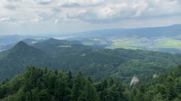 Hermoso Paisaje Las Montañas Tatra — Vídeos de Stock