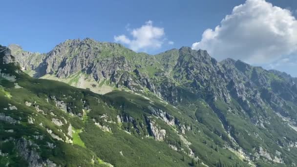 Beautiful Scenery Tatra Mountains — Stock Video