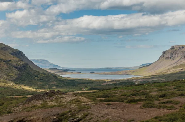 Západ Island Srpna 2016 Krásná Krajina Západním Islandu — Stock fotografie