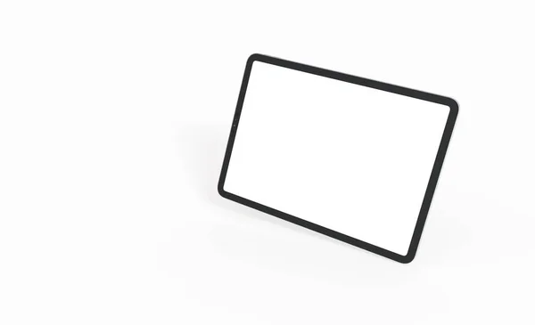 Rendering Tablet Copy Space Isolated White Background — Stock Photo, Image