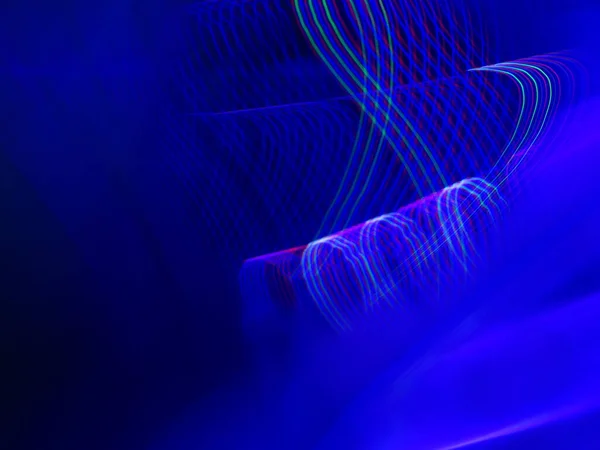 Neon Abstrato Luz Trilhas Fundo — Fotografia de Stock