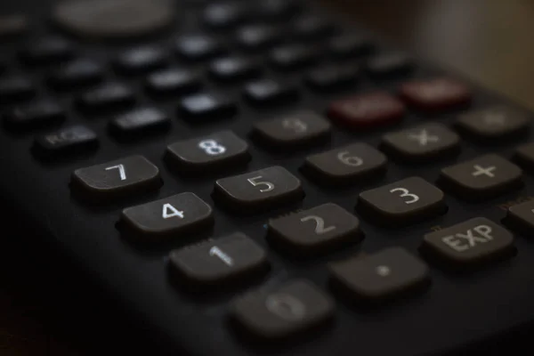 Närbild Ett Datortangentbord — Stockfoto