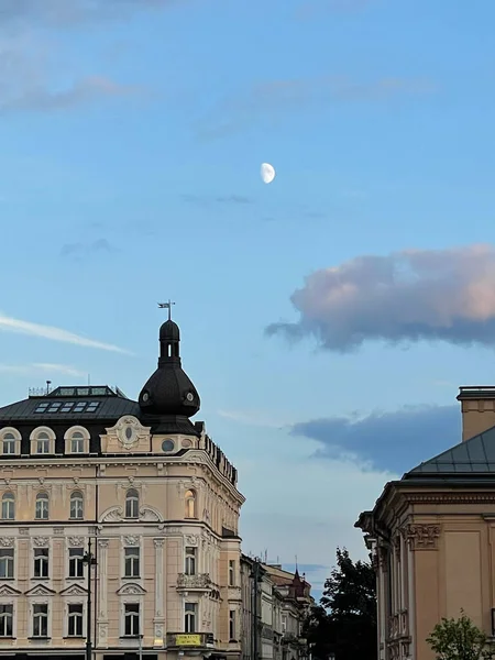 Tiro Vertical Plac Jana Nowaka Jezioranskiego Cracóvia Polônia — Fotografia de Stock