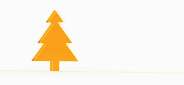 Illustrazione Rendering Biglietto Natale Con Spazio Copia Vostri Desideri — Foto Stock