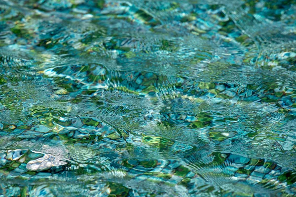 Ripples Surface Turquoise Water — Stock Photo, Image