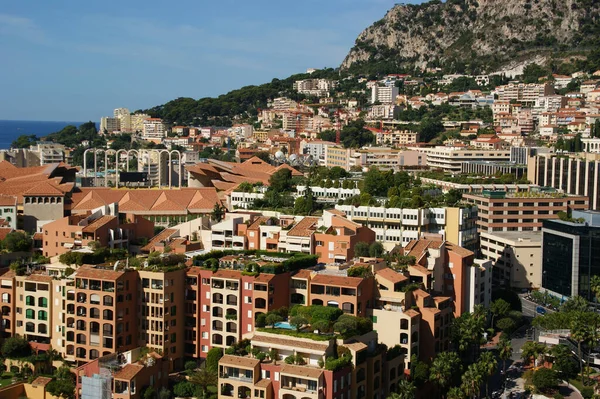 Monaco Monaco August 2011 Top View Buildings Monaco Tourist City — 图库照片