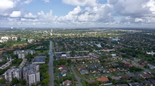 Uma Vista Aérea Edifícios Fort Lauderdale Florida Eua — Fotografia de Stock