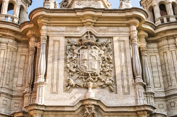 Egy Külső Ősi Templom San Juan Letran Valladolid Spanyolország — Stock Fotó