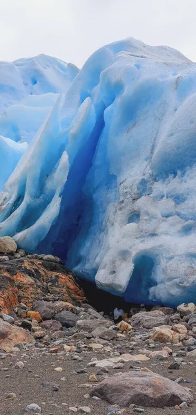 Paesaggio Ricoperto Ghiacciai Neve — Foto Stock