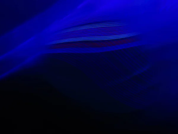 Den Neon Blå Abstrakta Linjer Bakgrund — Stockfoto
