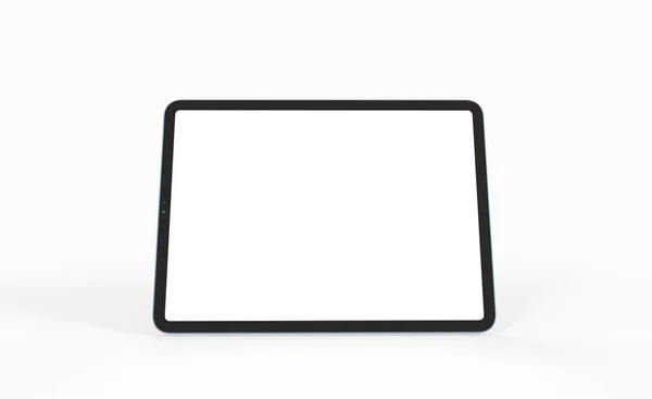 Rendering Tablet Copy Space Isolated White Background — Stock Photo, Image