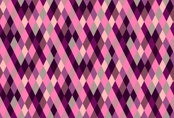 Seamless Geometric Pattern Repetitive Rhombuses Purple Tones — Stock fotografie