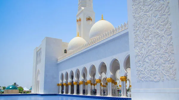 Абу Аби Арабские Эмираты Июля 2019 Года Прекрасный Вид Шейха — стоковое фото
