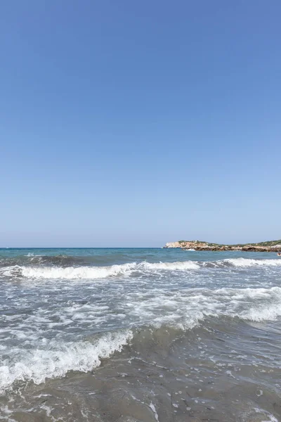 Mavi Gökyüzünün Altındaki Livadi Plajı Bali Yunanistan — Stok fotoğraf