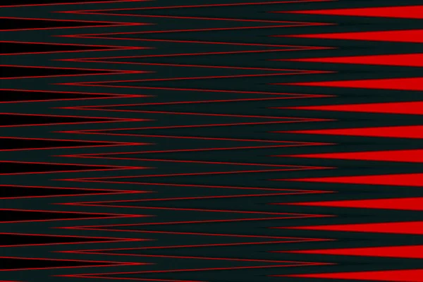 Abstrakcyjna Ilustracja Czerwonymi Liniami Czarnym Tle — Zdjęcie stockowe